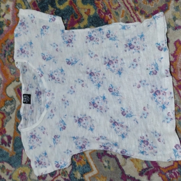 BRB Be right back Tops - Flowery shirt